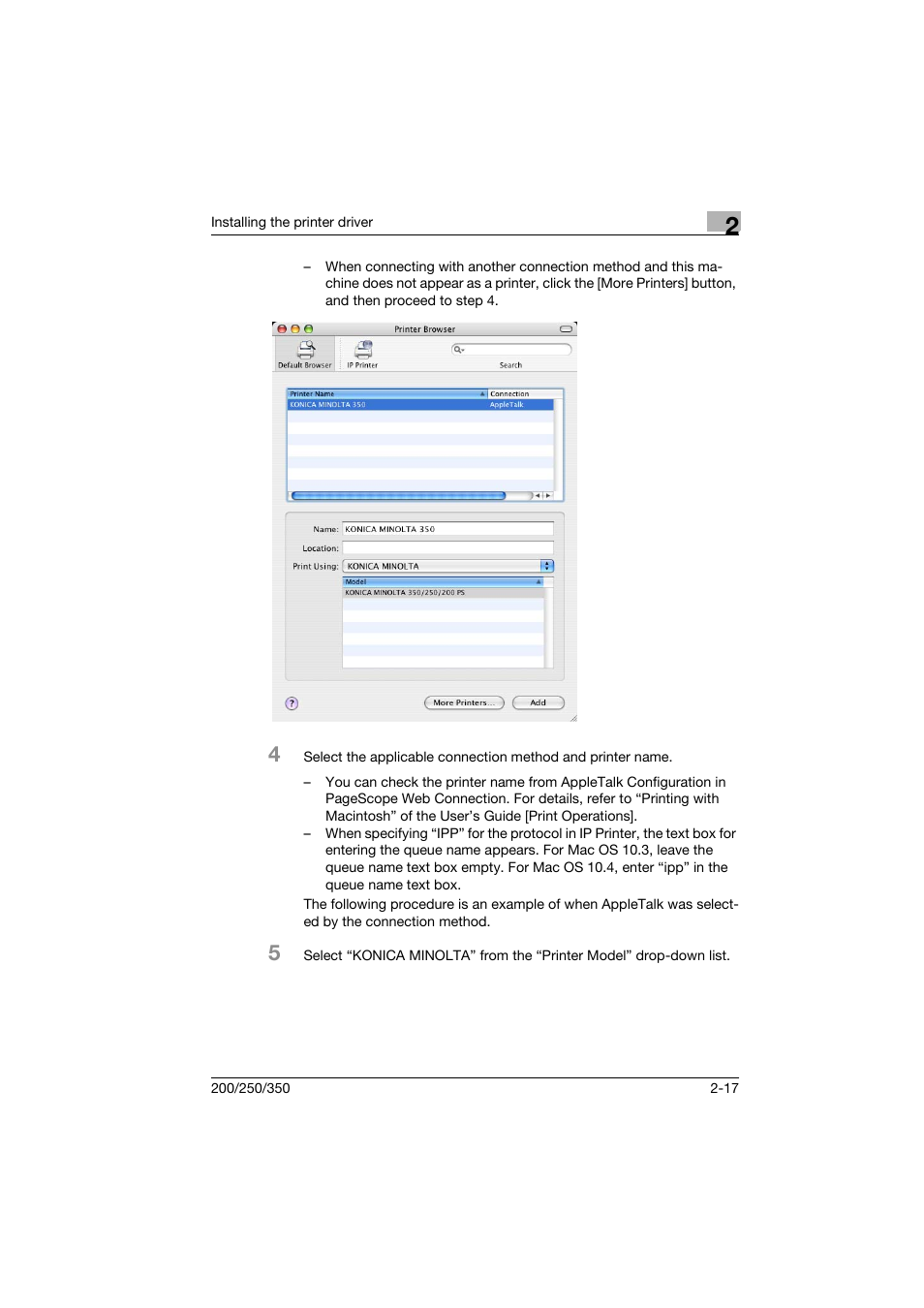 Konica Minolta bizhub 200 User Manual | Page 38 / 94