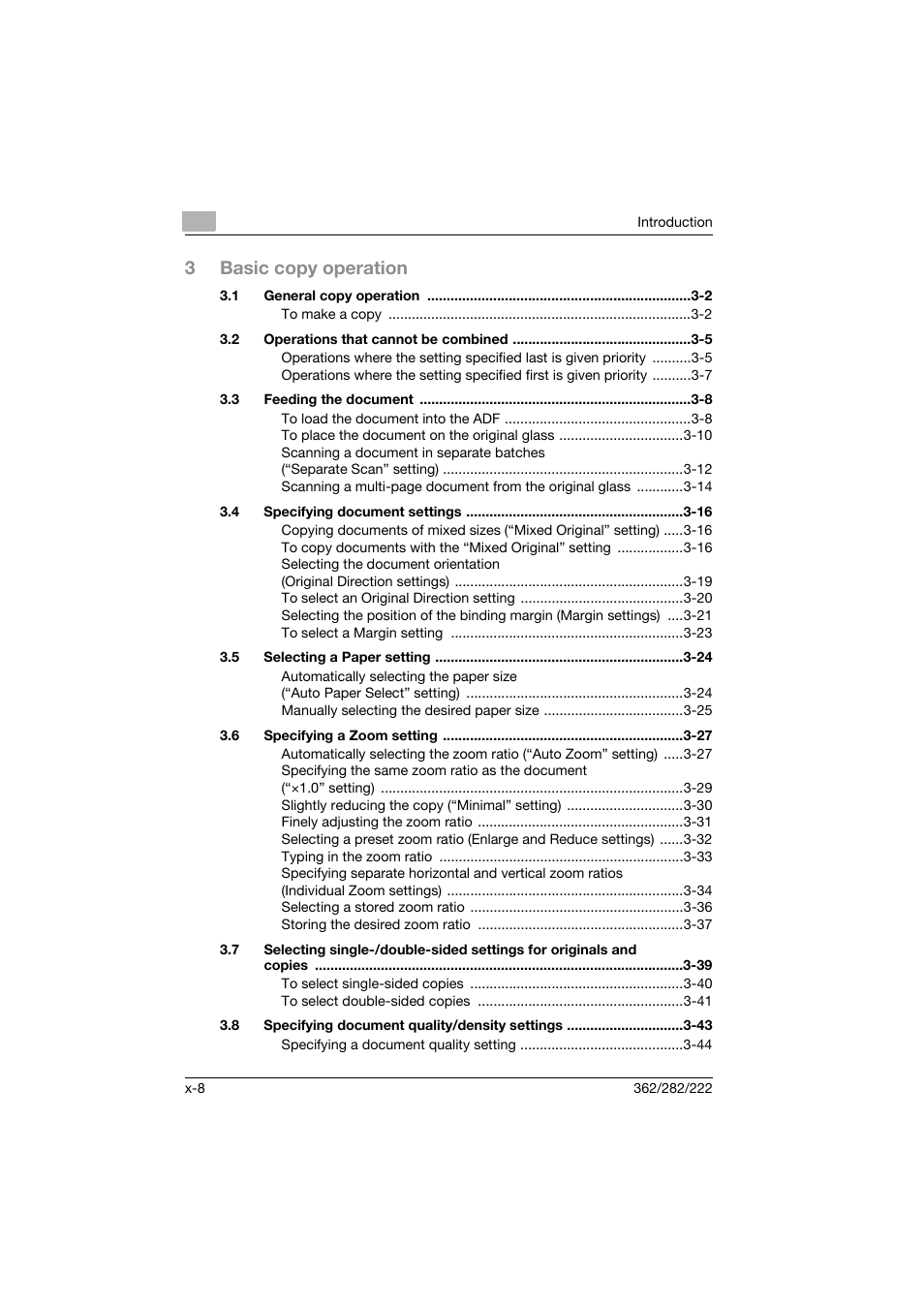 3basic copy operation | Konica Minolta bizhub 282 User Manual | Page 9 / 424