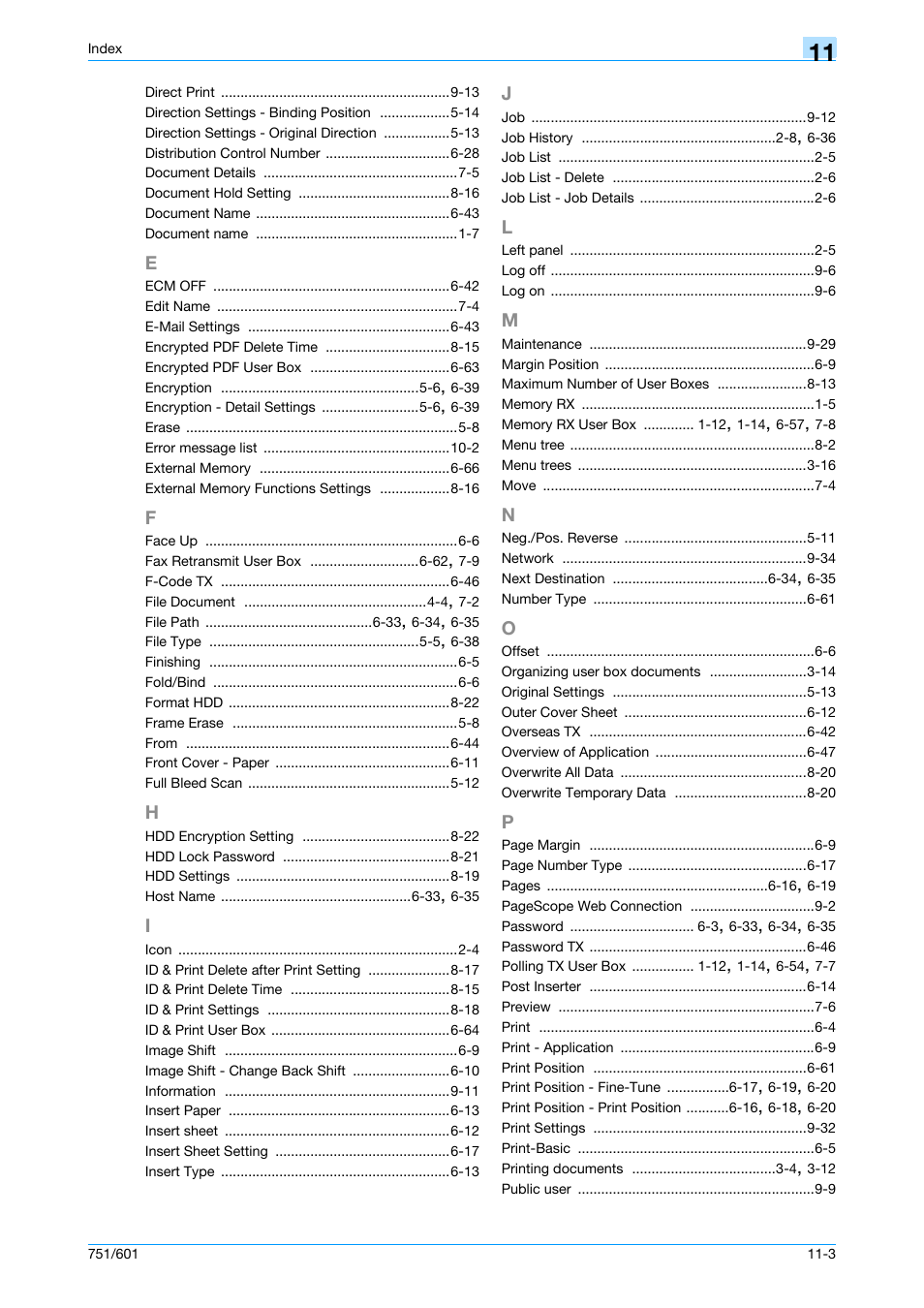 Konica Minolta bizhub 751 User Manual | Page 236 / 238