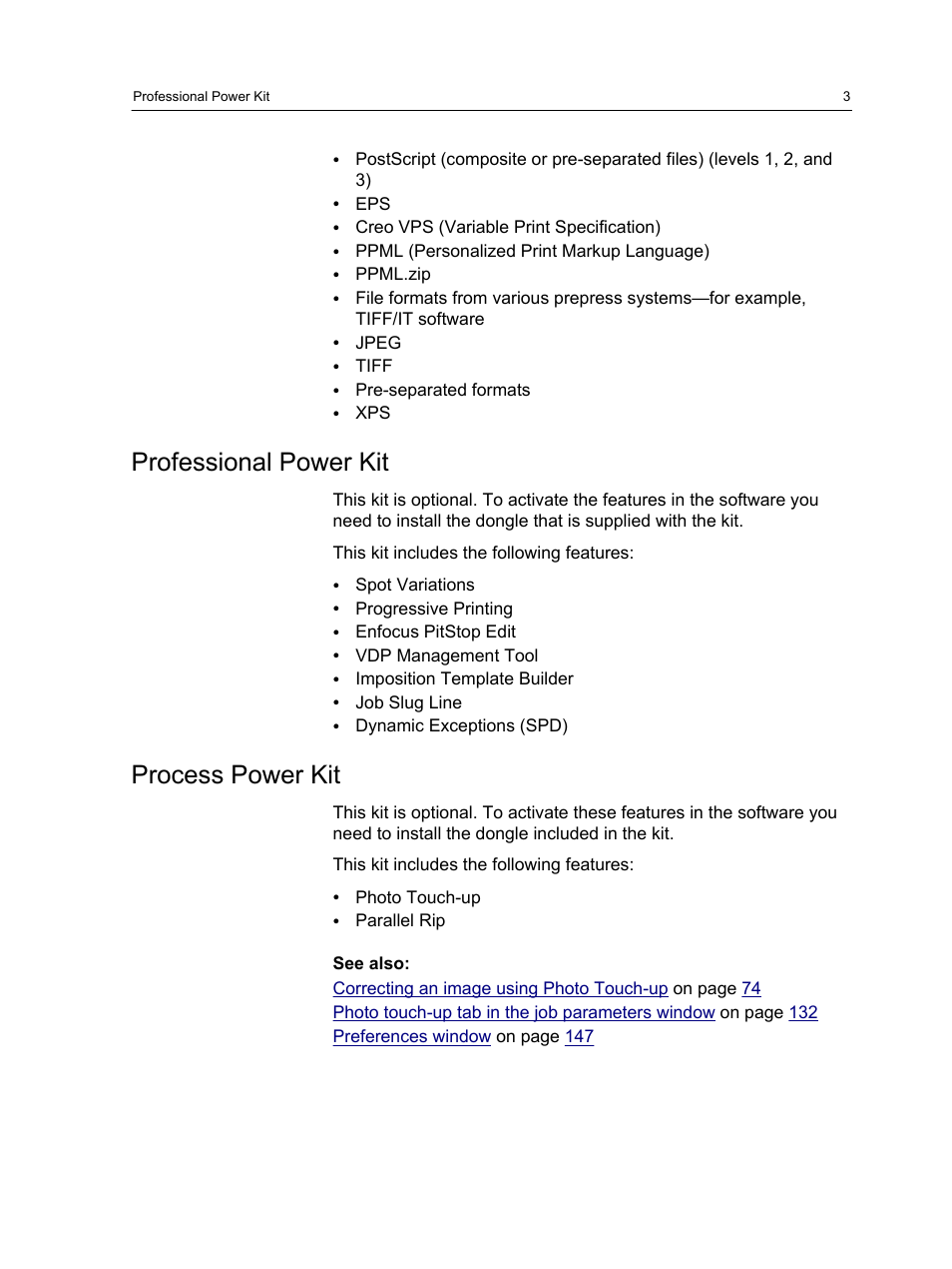 Professional power kit, Process power kit, Professional power kit process power kit | Konica Minolta bizhub PRESS C7000 User Manual | Page 13 / 218