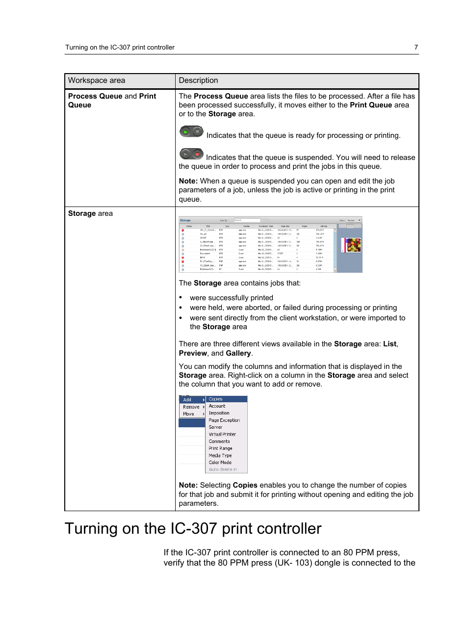 Turning on the ic-307 print controller | Konica Minolta bizhub PRESS C7000 User Manual | Page 17 / 218