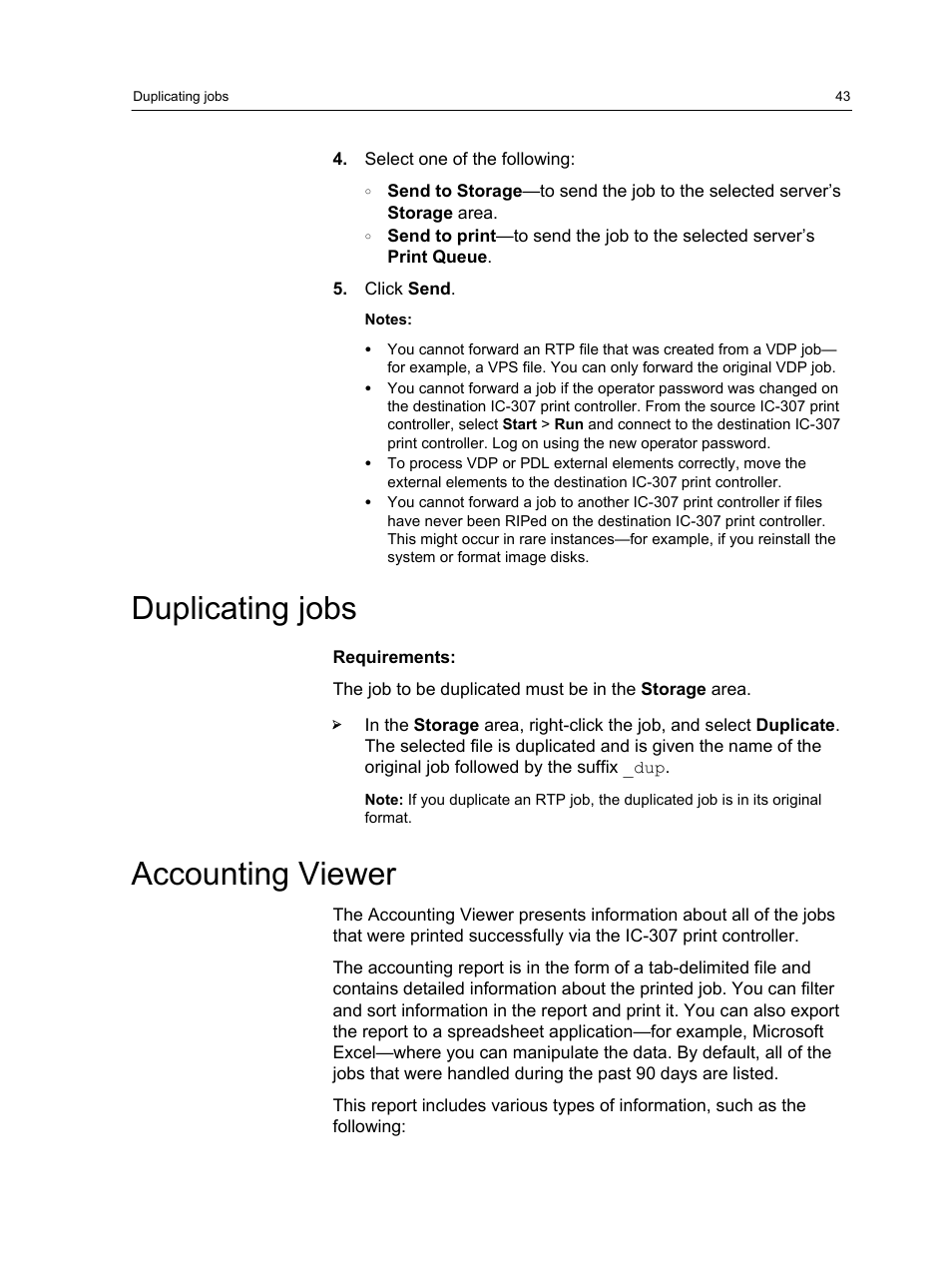 Duplicating jobs, Accounting viewer, Duplicating jobs accounting viewer | Konica Minolta bizhub PRESS C7000 User Manual | Page 53 / 218
