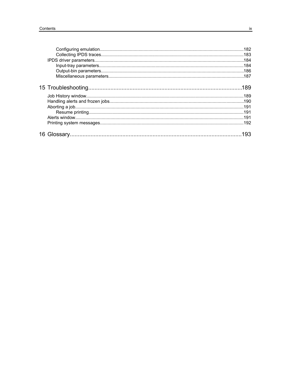 15 troubleshooting, 16 glossary | Konica Minolta bizhub PRESS C7000 User Manual | Page 9 / 218