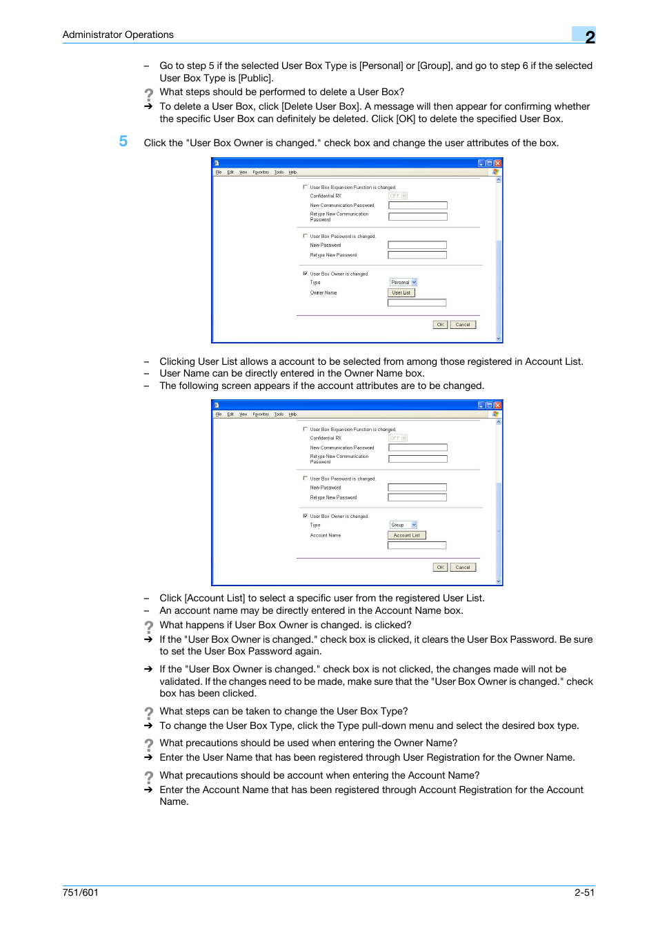 Konica Minolta bizhub 751 User Manual | Page 67 / 199