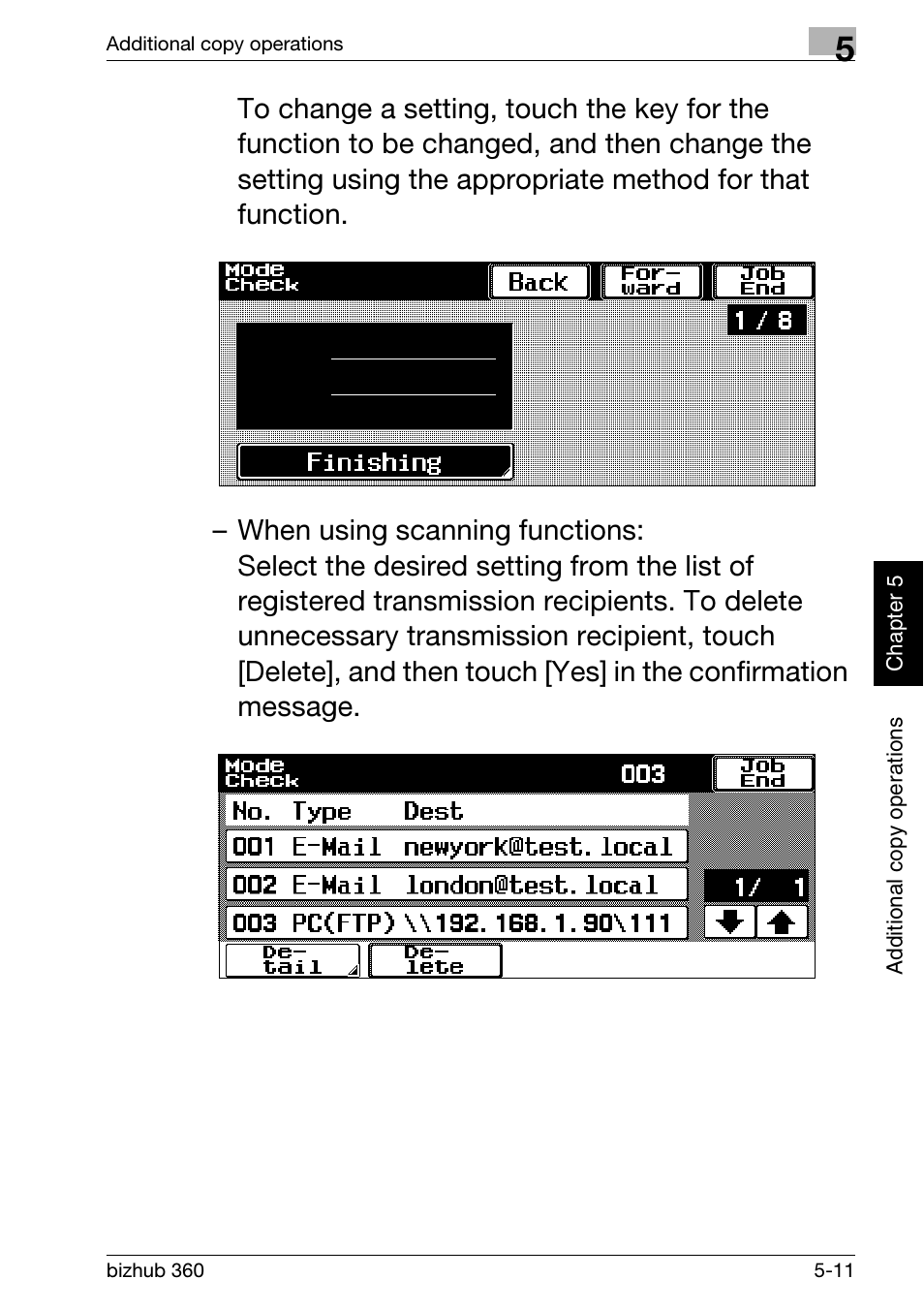 Konica Minolta bizhub 360 User Manual | Page 145 / 152