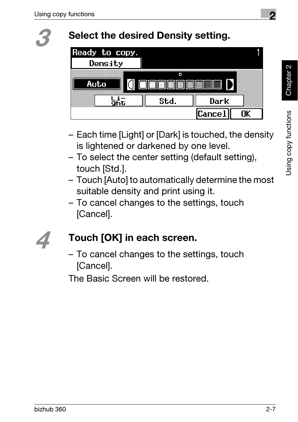 Konica Minolta bizhub 360 User Manual | Page 45 / 152