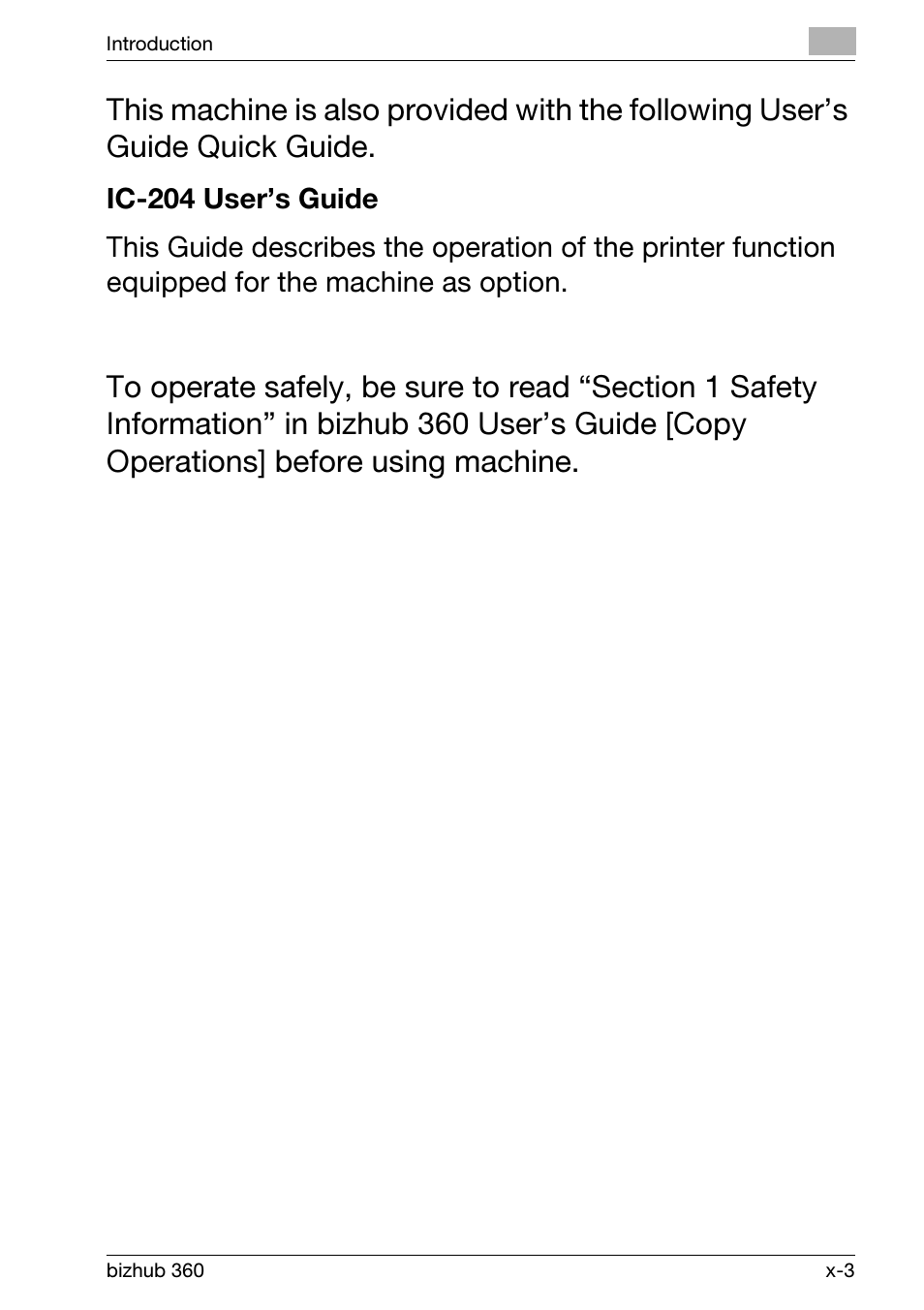 Konica Minolta bizhub 360 User Manual | Page 5 / 152