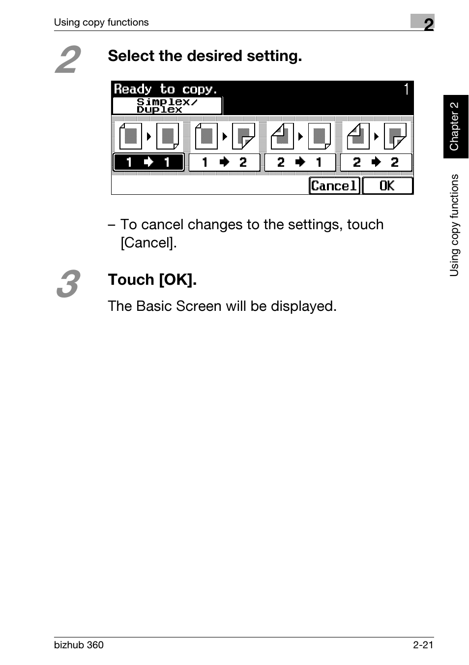 Konica Minolta bizhub 360 User Manual | Page 59 / 152