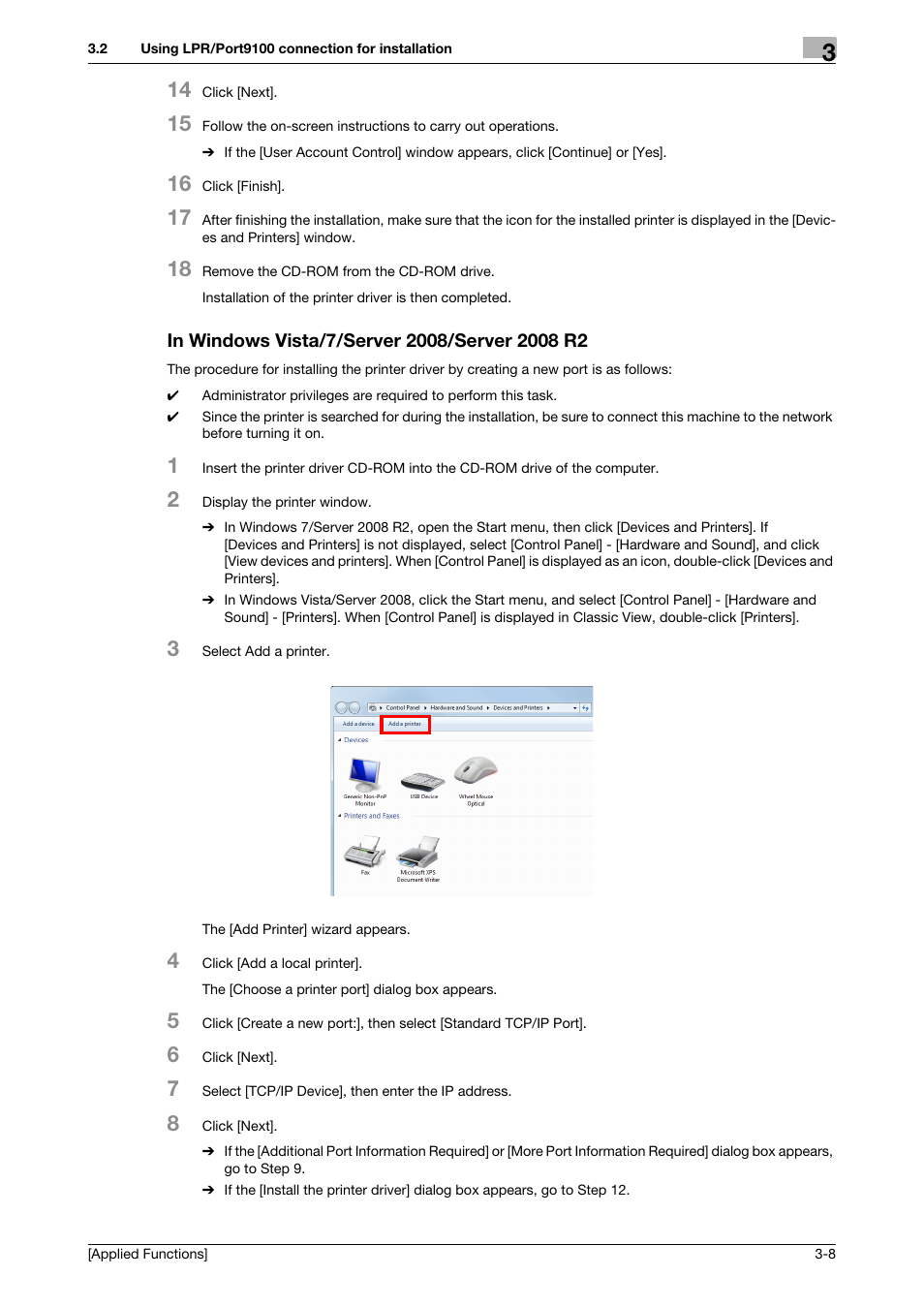 In windows vista/7/server 2008/server 2008 r2, In windows vista/7/server 2008/server 2008 r2 -8 | Konica Minolta bizhub C3350 User Manual | Page 116 / 153
