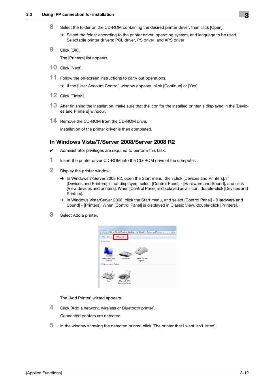 In windows vista/7/server 2008/server 2008 r2, In windows vista/7/server 2008/server 2008 r2 -12 | Konica Minolta bizhub C3350 User Manual | Page 120 / 153