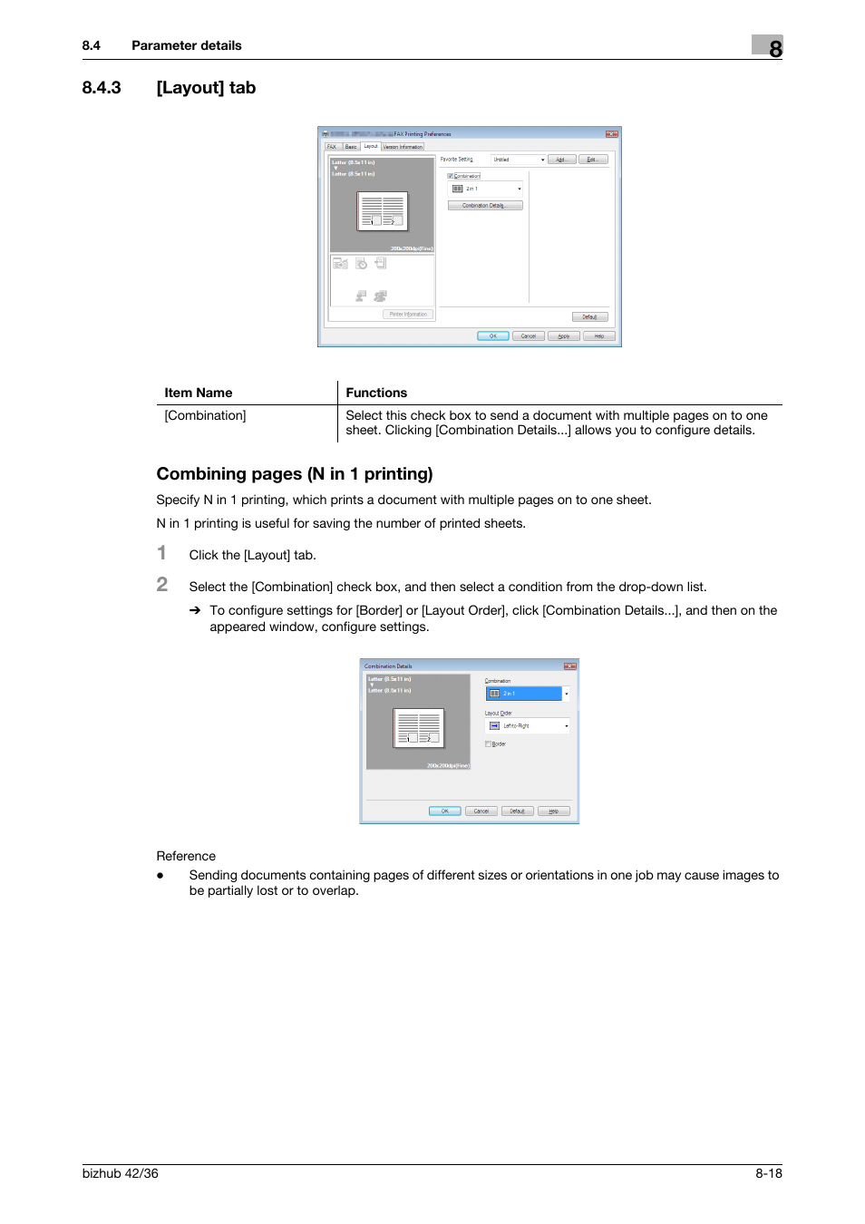 3 [layout] tab | Konica Minolta bizhub 36 User Manual | Page 113 / 195