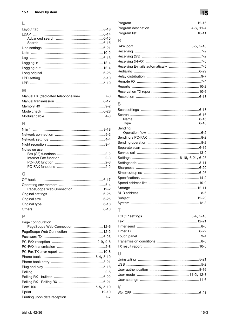 Konica Minolta bizhub 36 User Manual | Page 191 / 195
