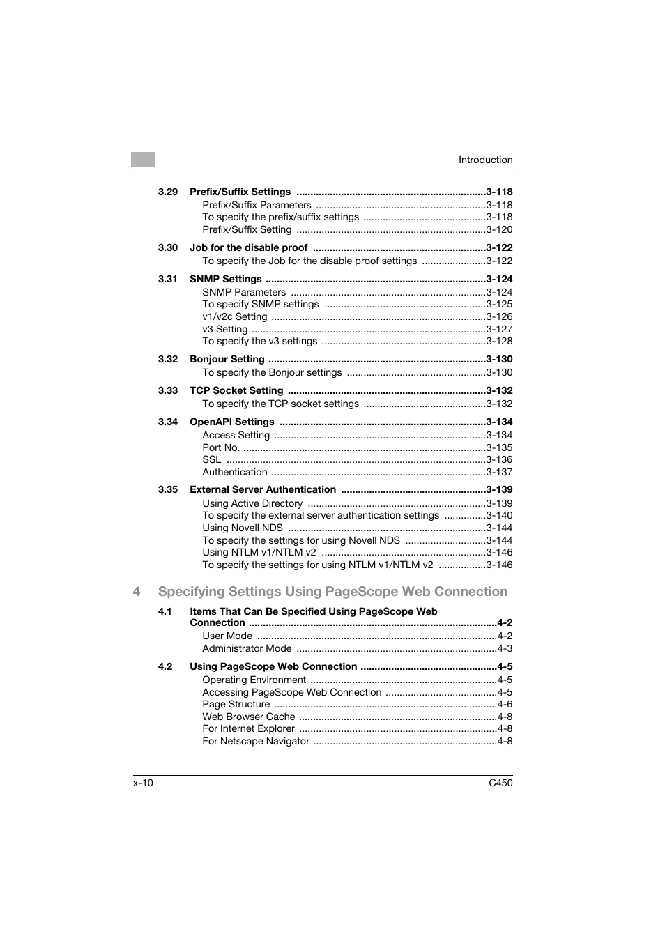 Konica Minolta BIZHUB C450 User Manual | Page 11 / 396