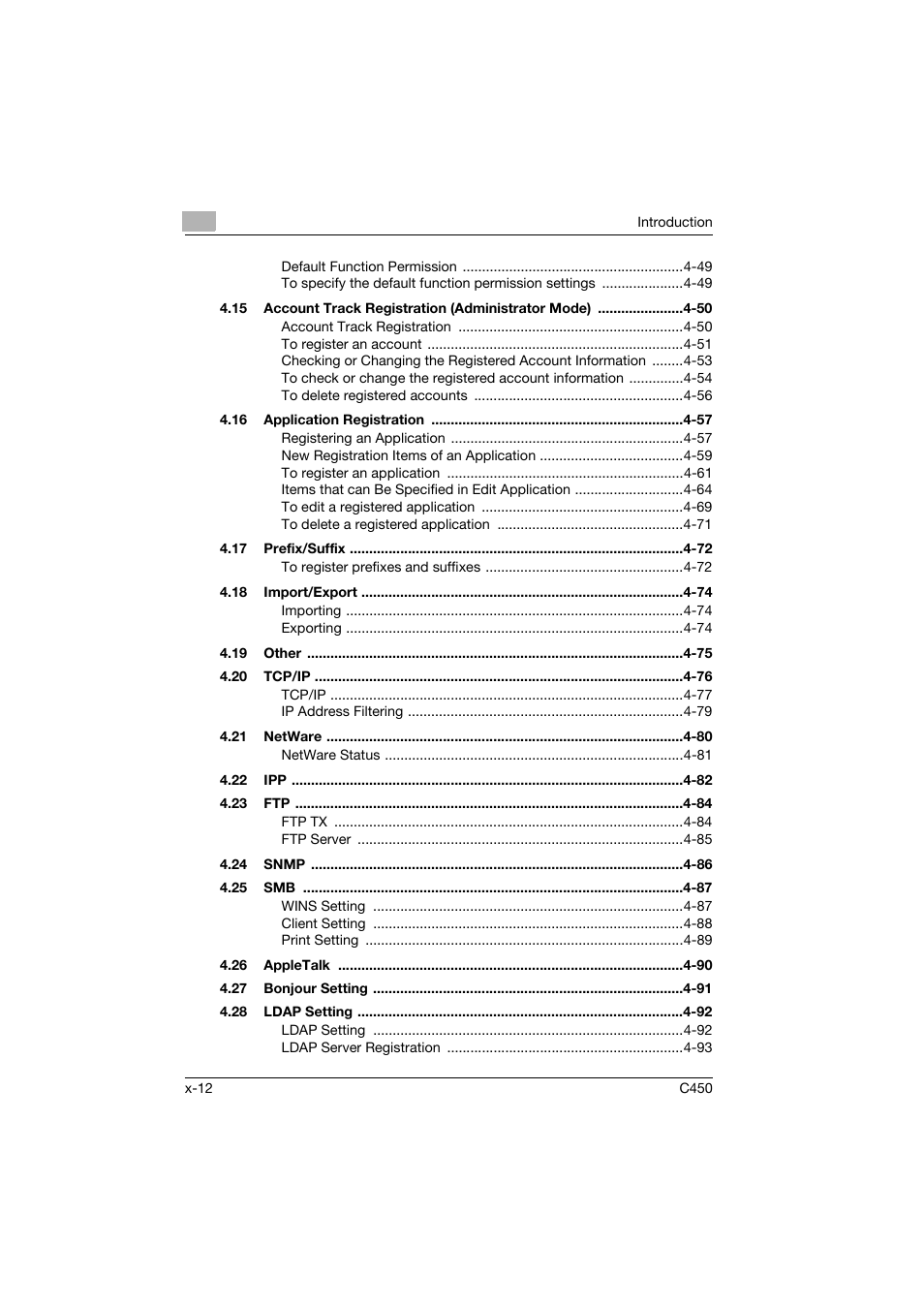 Konica Minolta BIZHUB C450 User Manual | Page 13 / 396