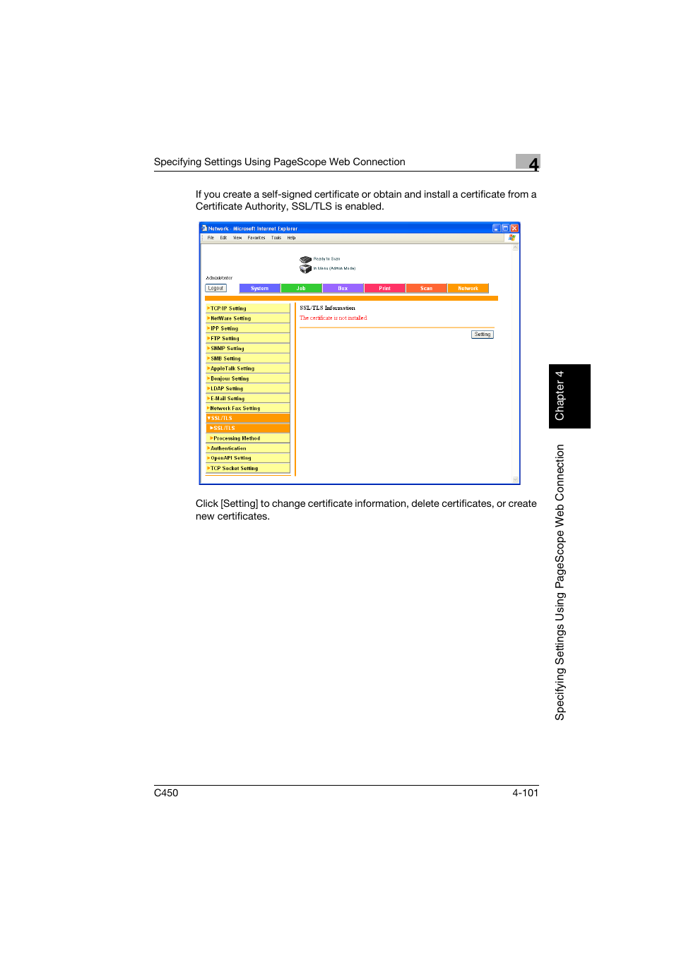 Konica Minolta BIZHUB C450 User Manual | Page 360 / 396