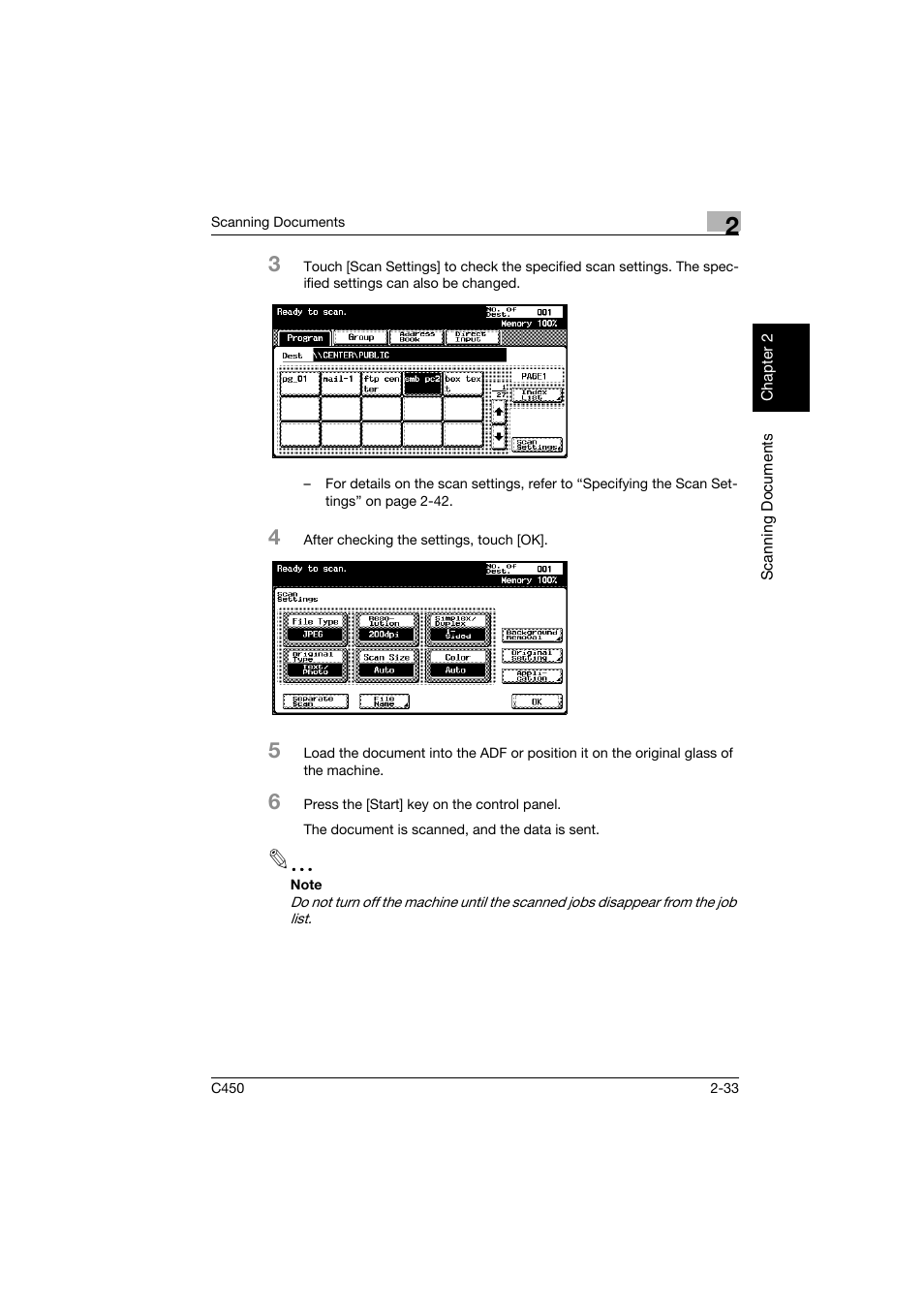 Konica Minolta BIZHUB C450 User Manual | Page 66 / 396