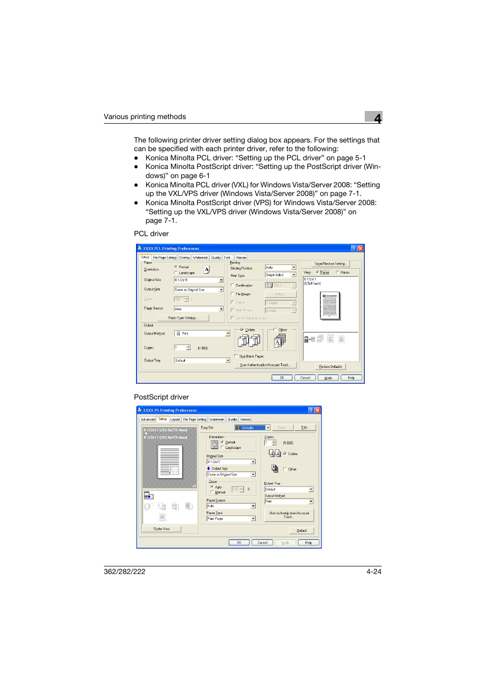 Konica Minolta bizhub 362 User Manual | Page 118 / 372