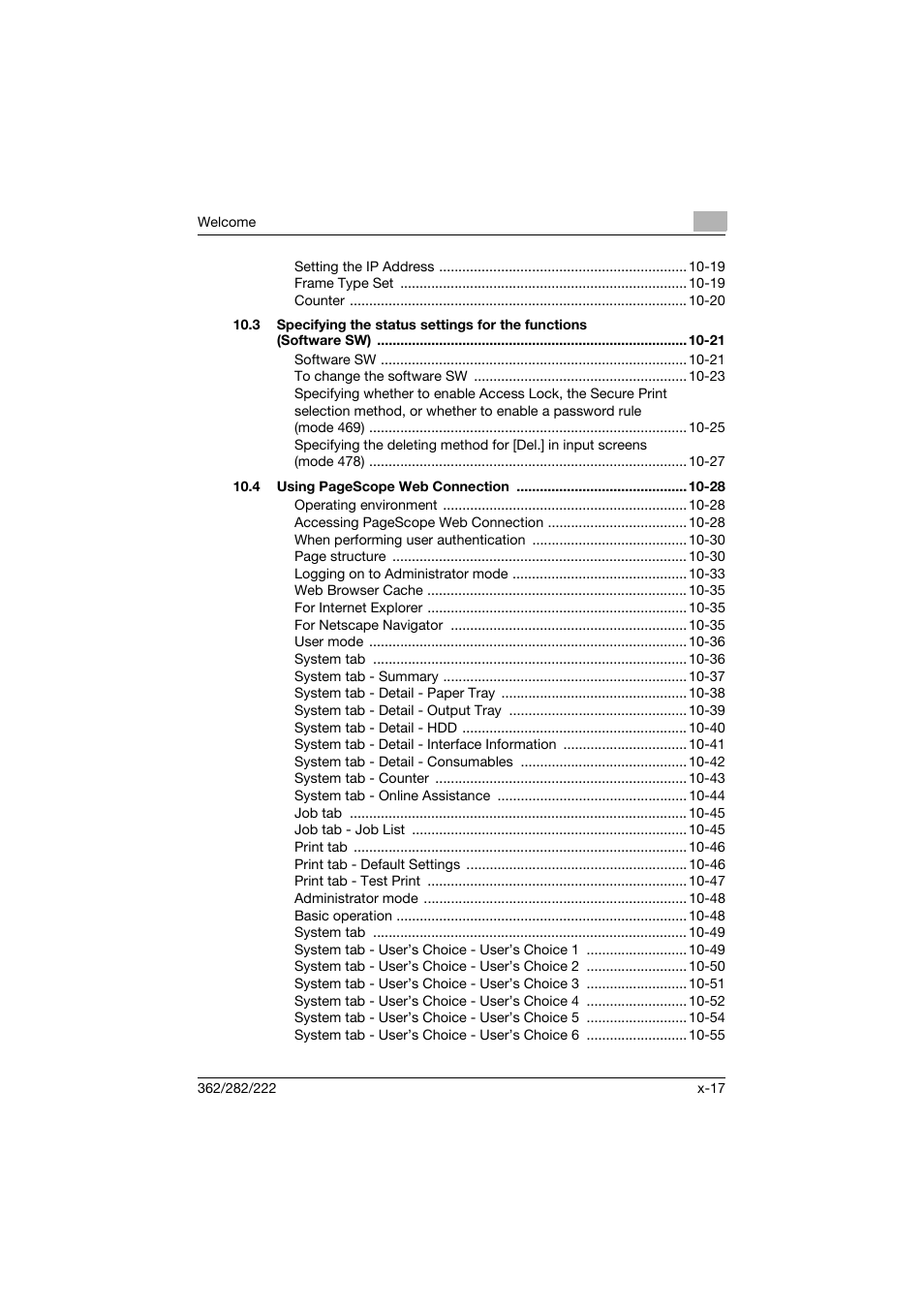 Konica Minolta bizhub 362 User Manual | Page 18 / 372