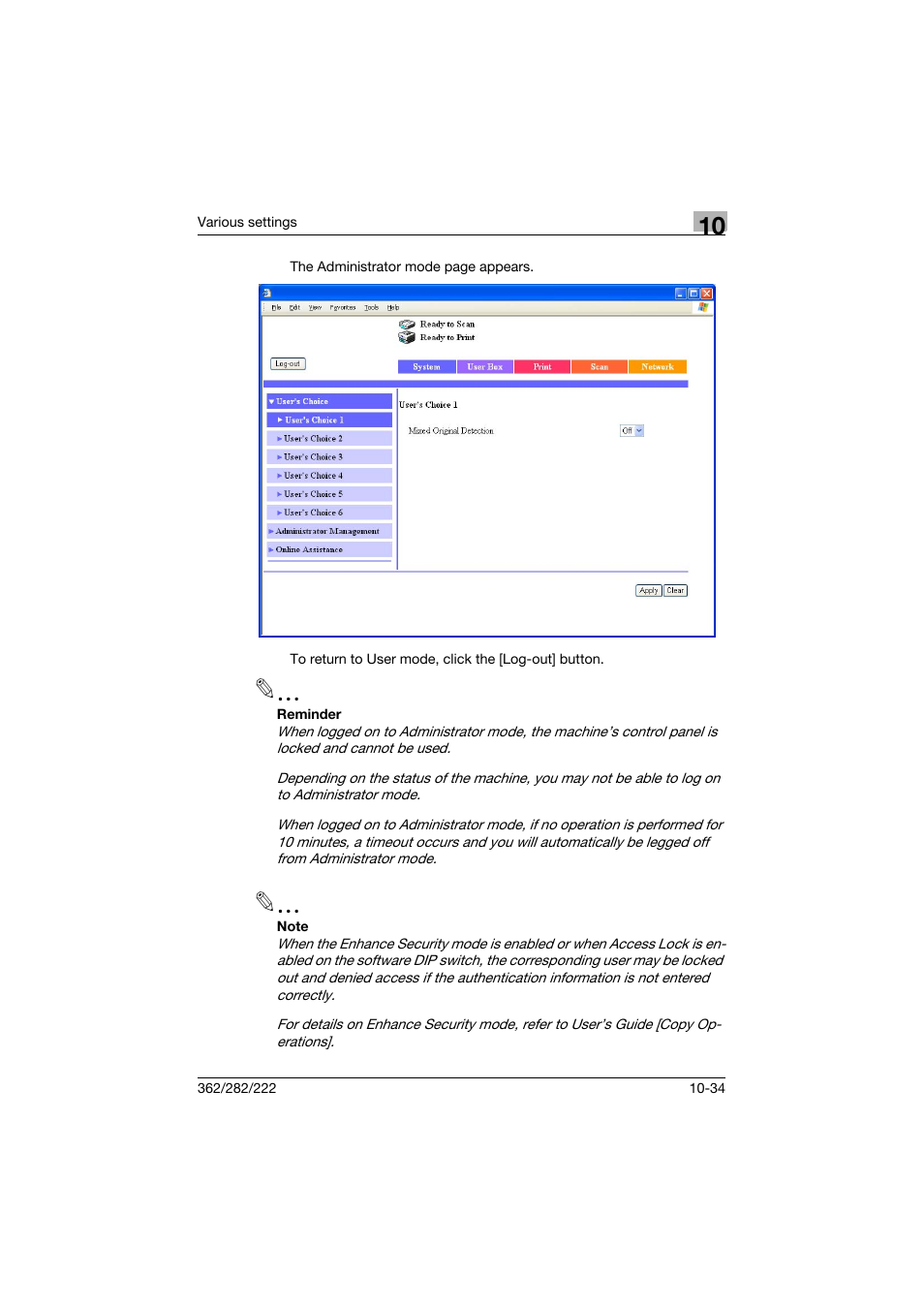 Konica Minolta bizhub 362 User Manual | Page 291 / 372