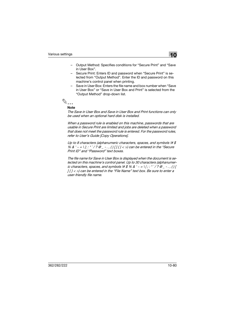 Konica Minolta bizhub 362 User Manual | Page 337 / 372