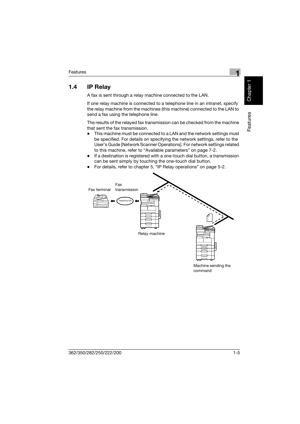 4 ip relay, Ip relay -5 | Konica Minolta bizhub 282 User Manual | Page 24 / 288