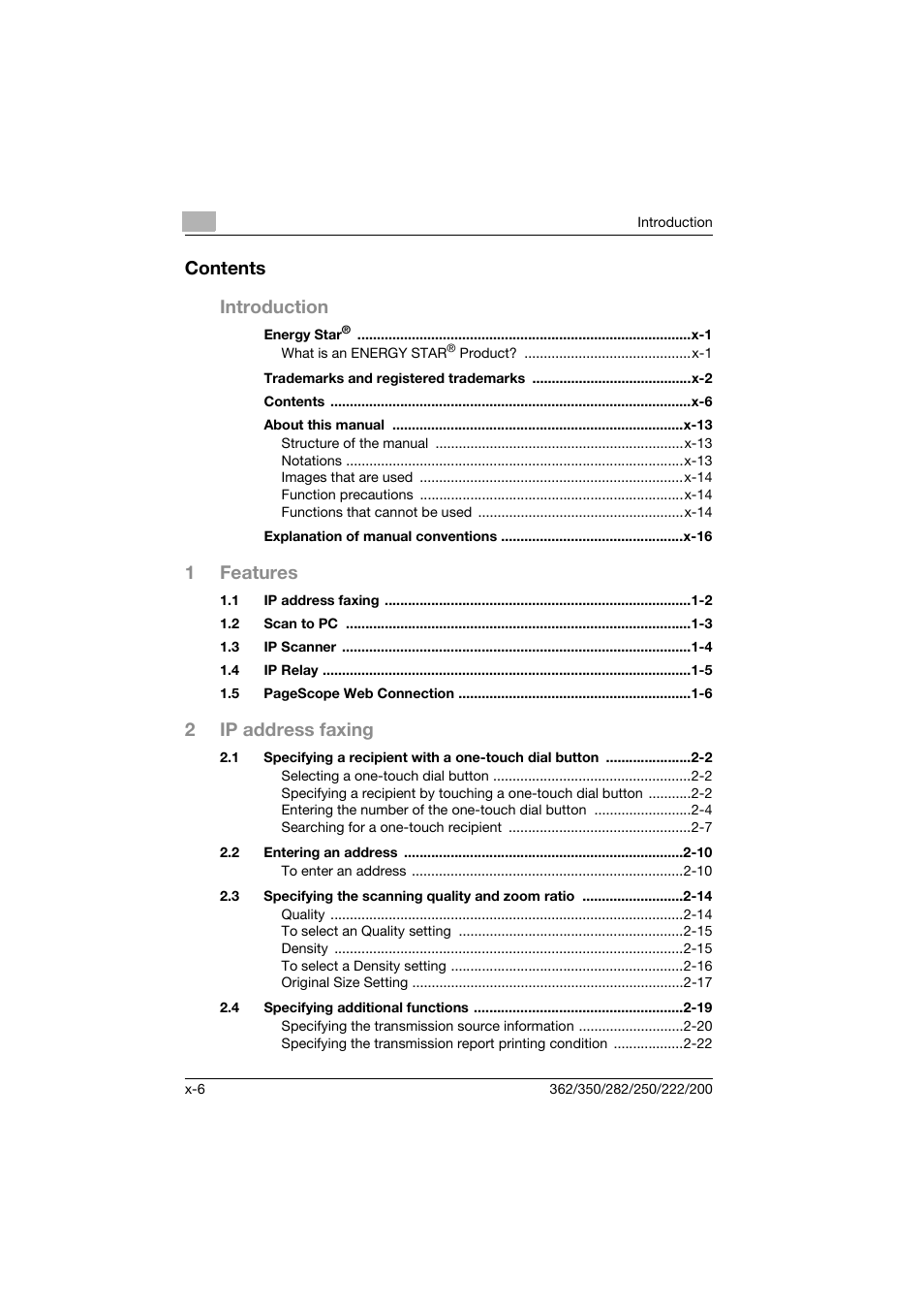 Konica Minolta bizhub 282 User Manual | Page 7 / 288