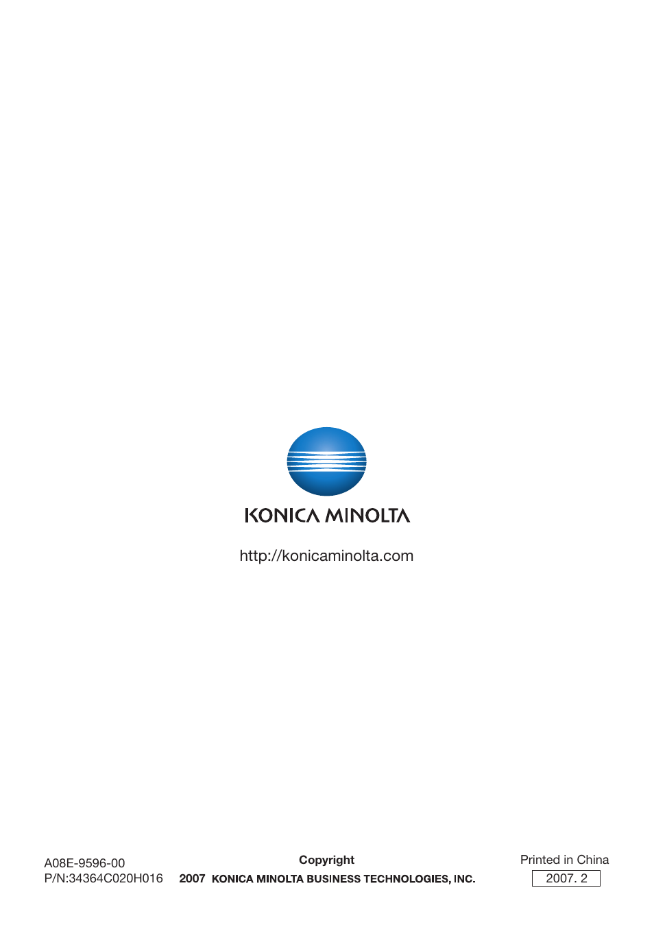 Konica Minolta NC-503 User Manual | Page 244 / 244