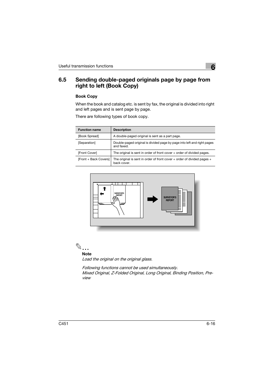 Book copy, Book copy -16 | Konica Minolta bizhub C451 User Manual | Page 157 / 399