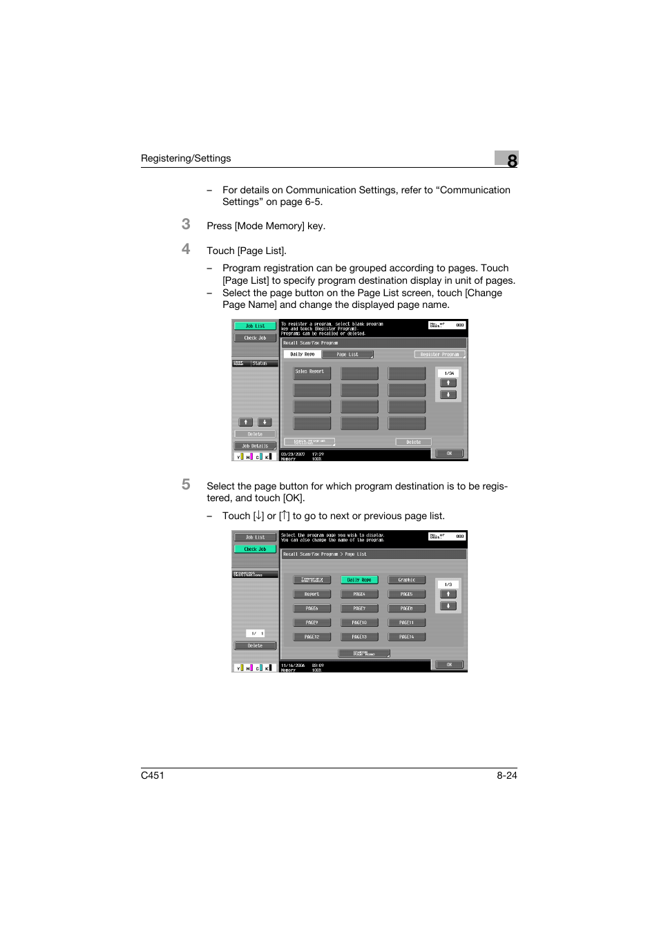 Konica Minolta bizhub C451 User Manual | Page 222 / 399