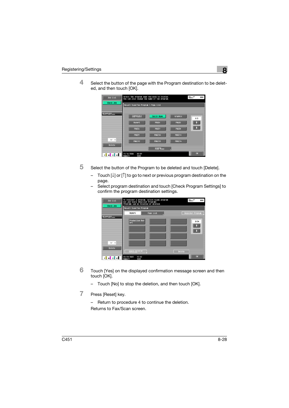 Konica Minolta bizhub C451 User Manual | Page 226 / 399