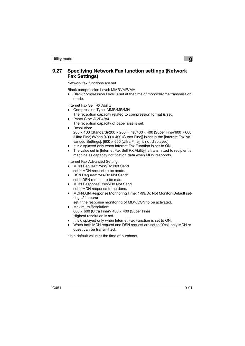 Konica Minolta bizhub C451 User Manual | Page 337 / 399