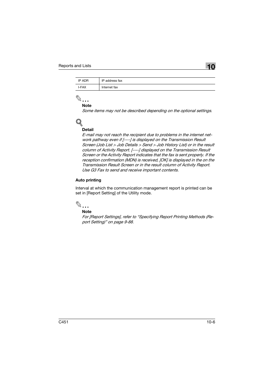 Auto printing, Auto printing -6 | Konica Minolta bizhub C451 User Manual | Page 357 / 399