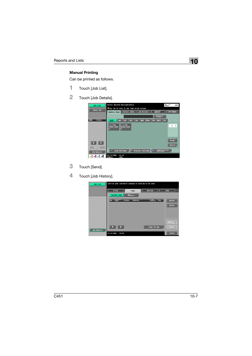 Manual printing, Manual printing -7 | Konica Minolta bizhub C451 User Manual | Page 358 / 399