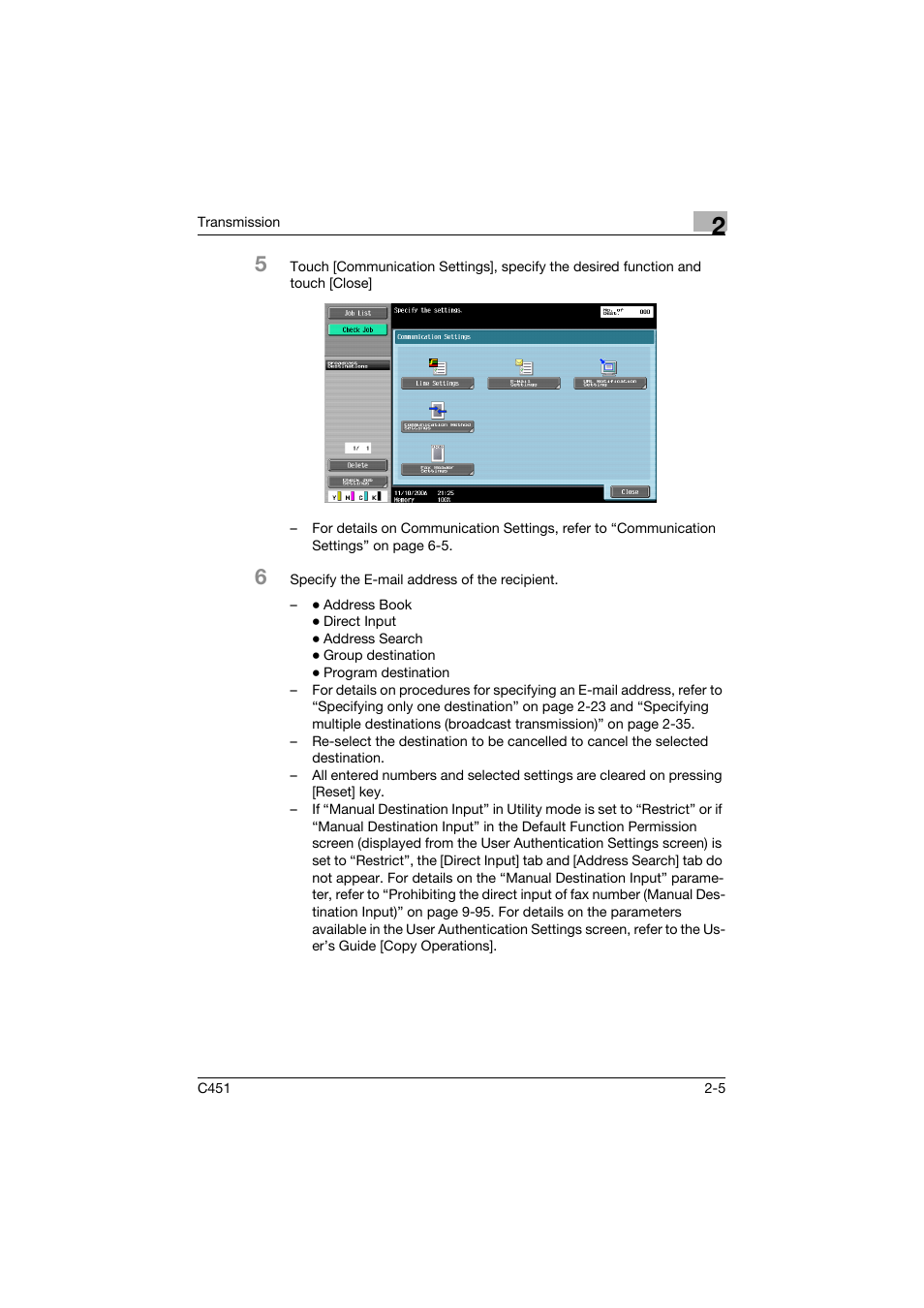 Konica Minolta bizhub C451 User Manual | Page 48 / 399