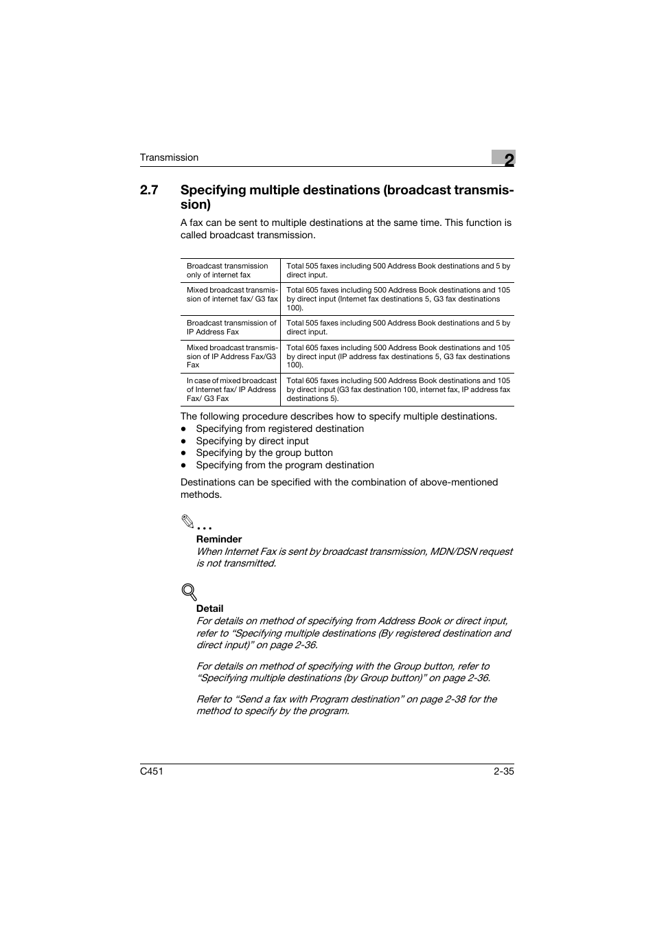 Konica Minolta bizhub C451 User Manual | Page 78 / 399