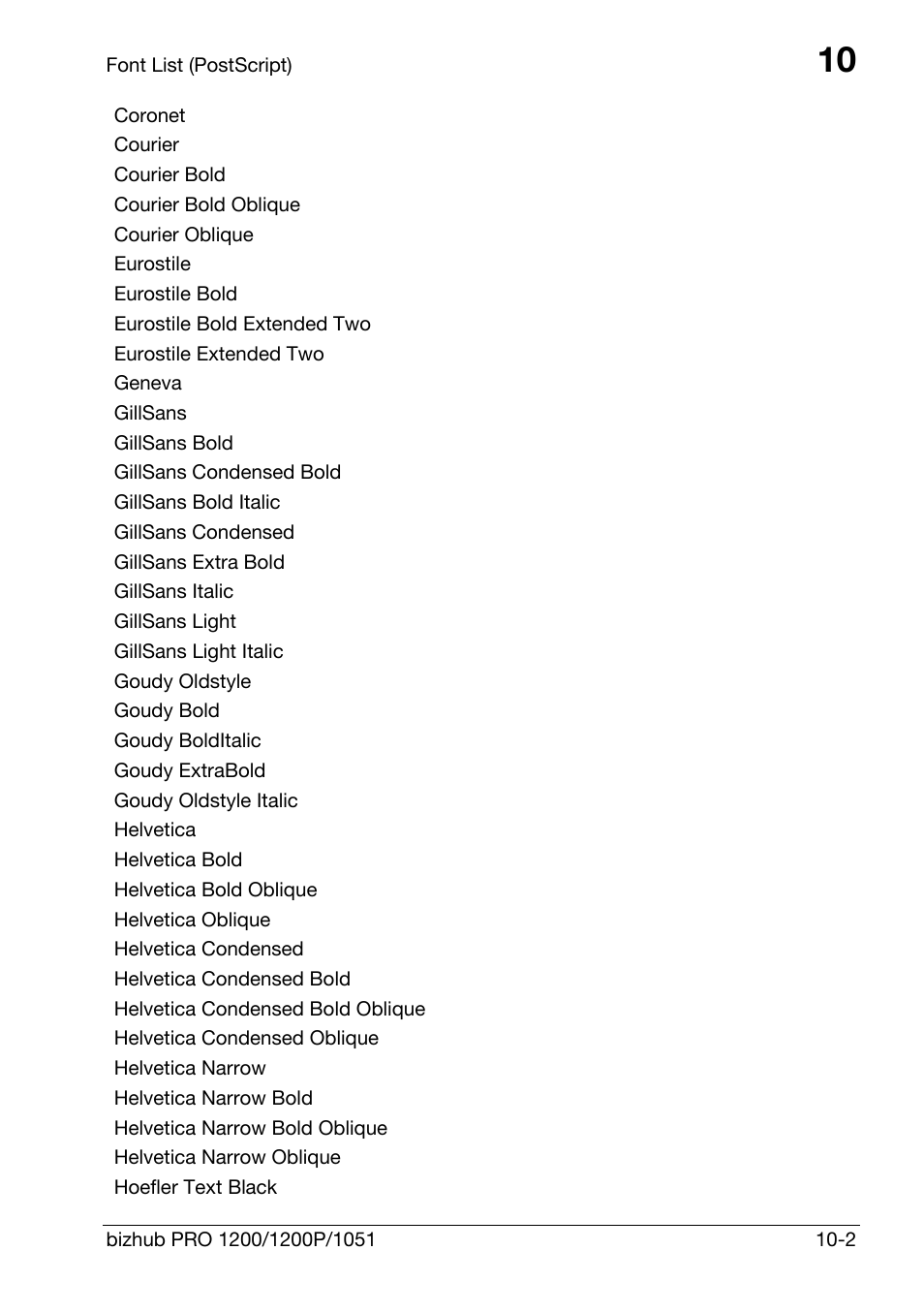 Konica Minolta bizhub PRO 1200 User Manual | Page 140 / 147