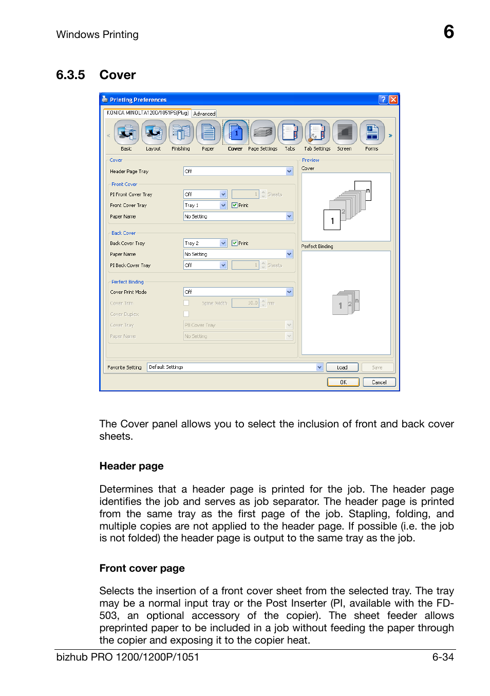 5 cover, Cover -34 | Konica Minolta bizhub PRO 1200 User Manual | Page 94 / 147