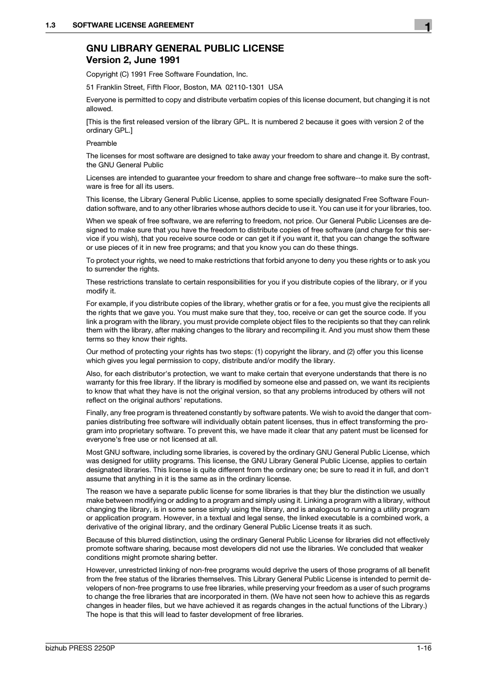 Konica Minolta bizhub PRESS 2250P User Manual | Page 18 / 92
