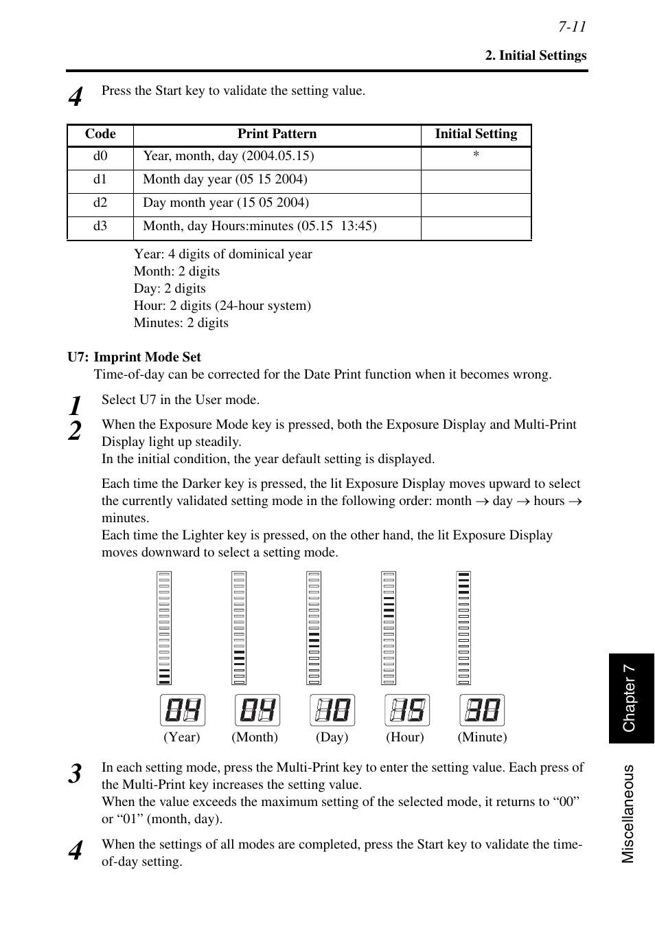 Konica Minolta MSP3500 User Manual | Page 129 / 136