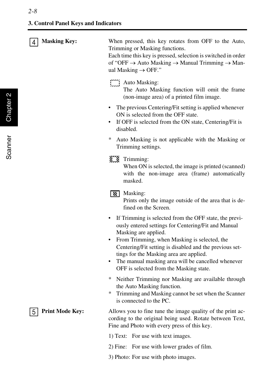 Konica Minolta MSP3500 User Manual | Page 40 / 136