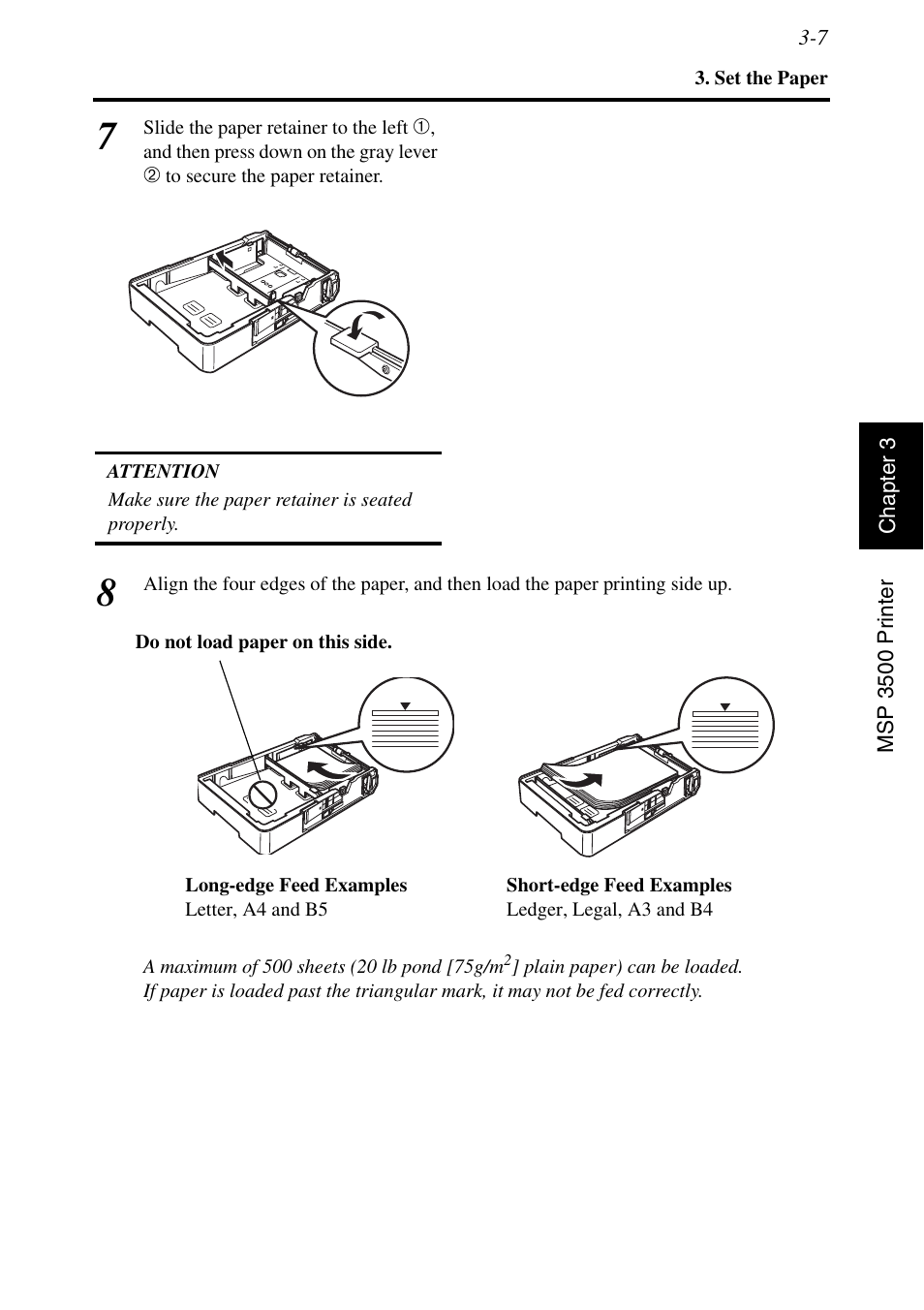 Konica Minolta MSP3500 User Manual | Page 83 / 136