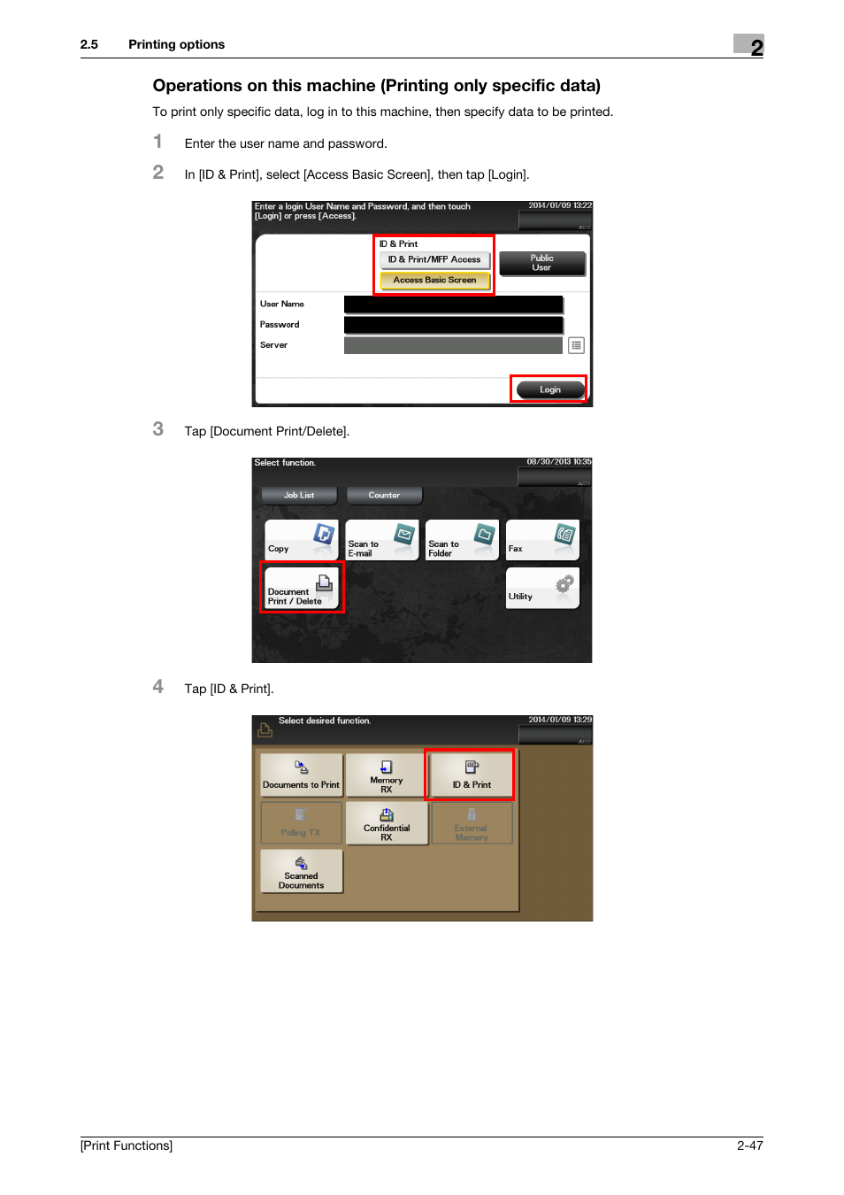 Konica Minolta bizhub 4050 User Manual | Page 57 / 115