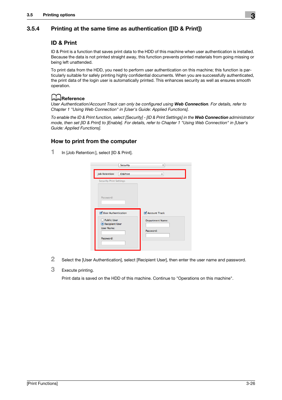 Id & print, How to print from the computer | Konica Minolta bizhub 4050 User Manual | Page 98 / 115