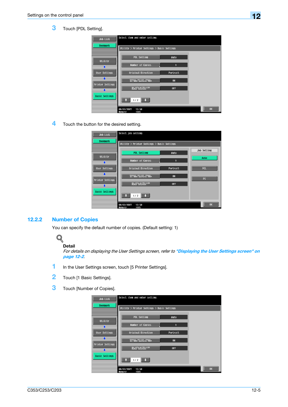 2 number of copies, Number of copies -5 | Konica Minolta bizhub C353 User Manual | Page 180 / 262