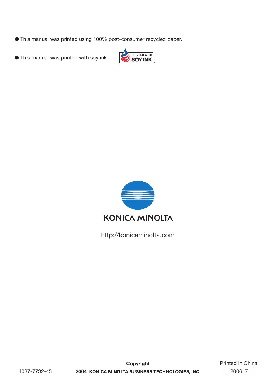 Konica Minolta BIZHUB C450 User Manual | Page 158 / 158