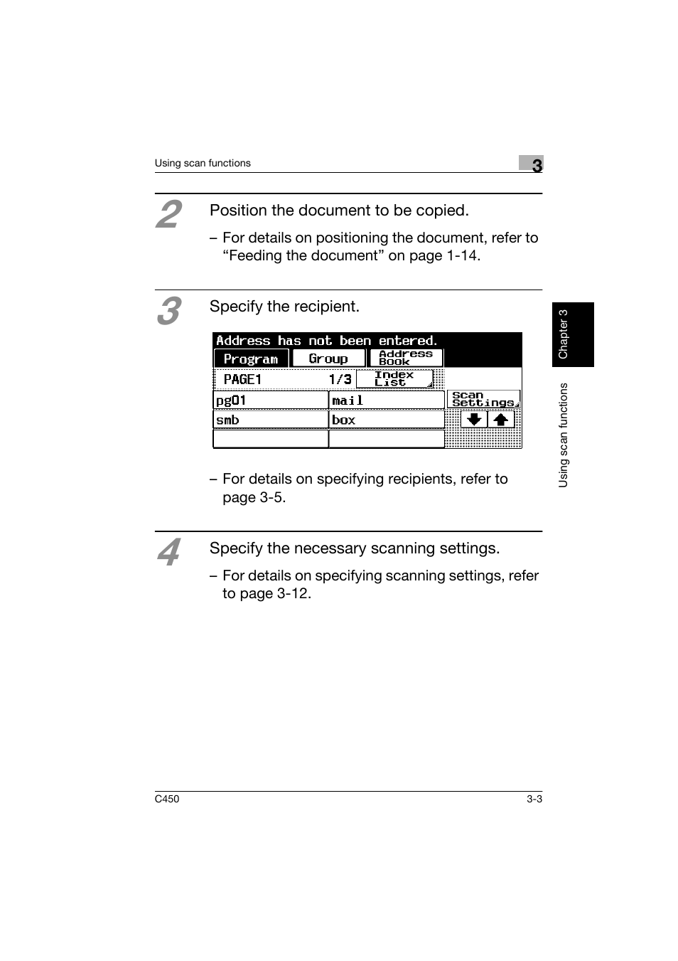 Konica Minolta BIZHUB C450 User Manual | Page 86 / 158