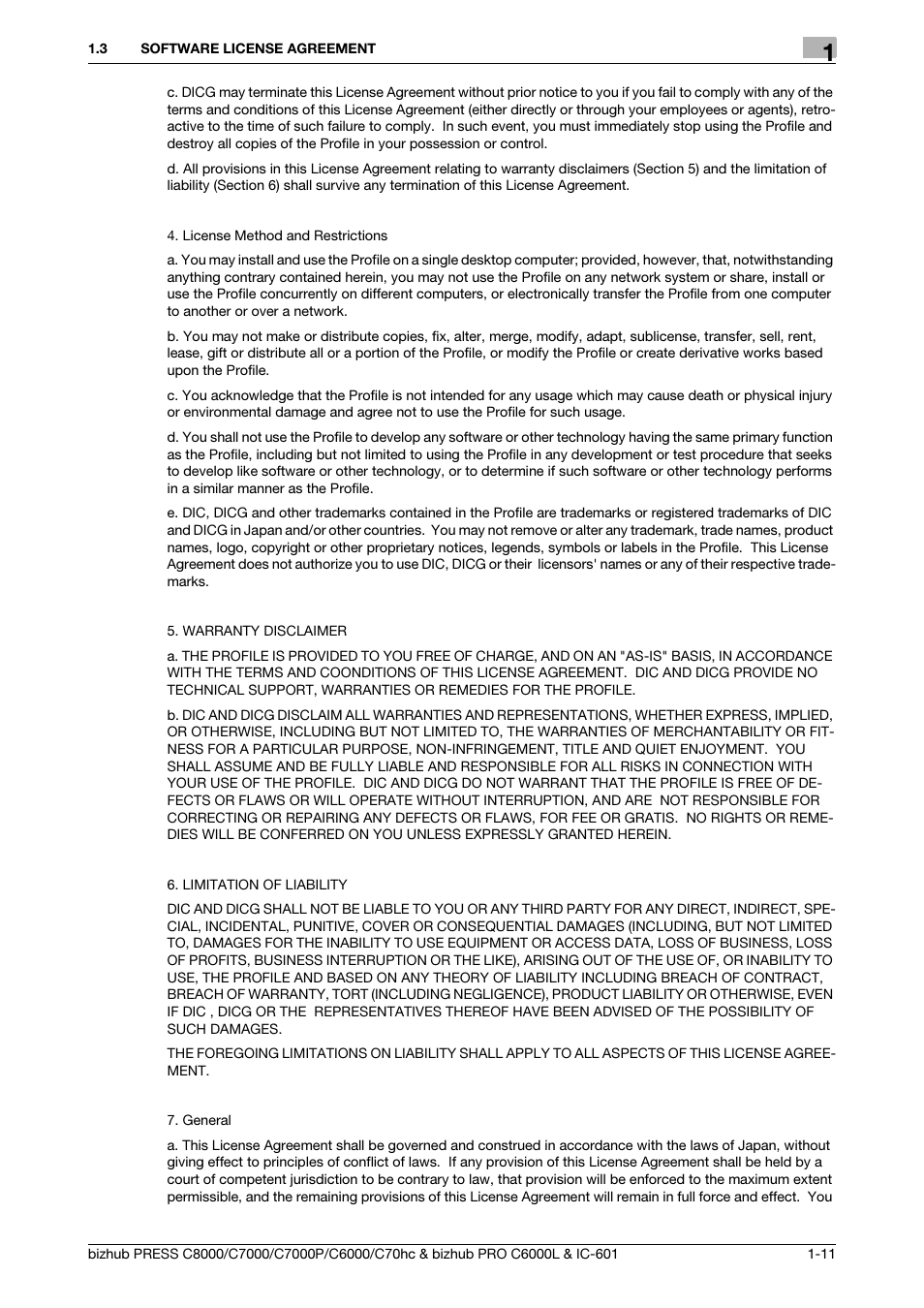 Konica Minolta bizhub PRESS C7000P User Manual | Page 12 / 138