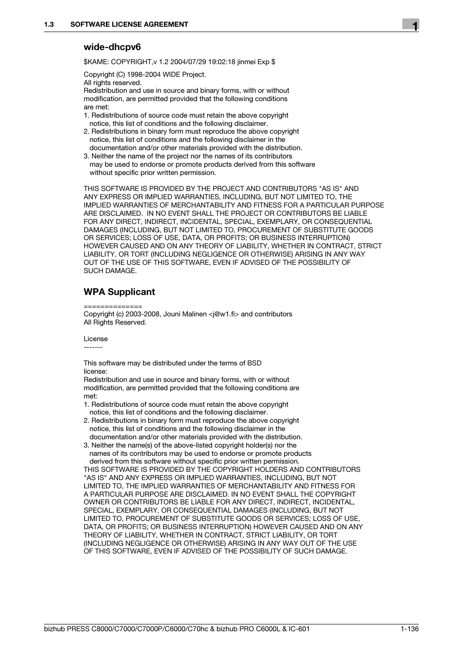 Wpa supplicant | Konica Minolta bizhub PRESS C7000P User Manual | Page 137 / 138