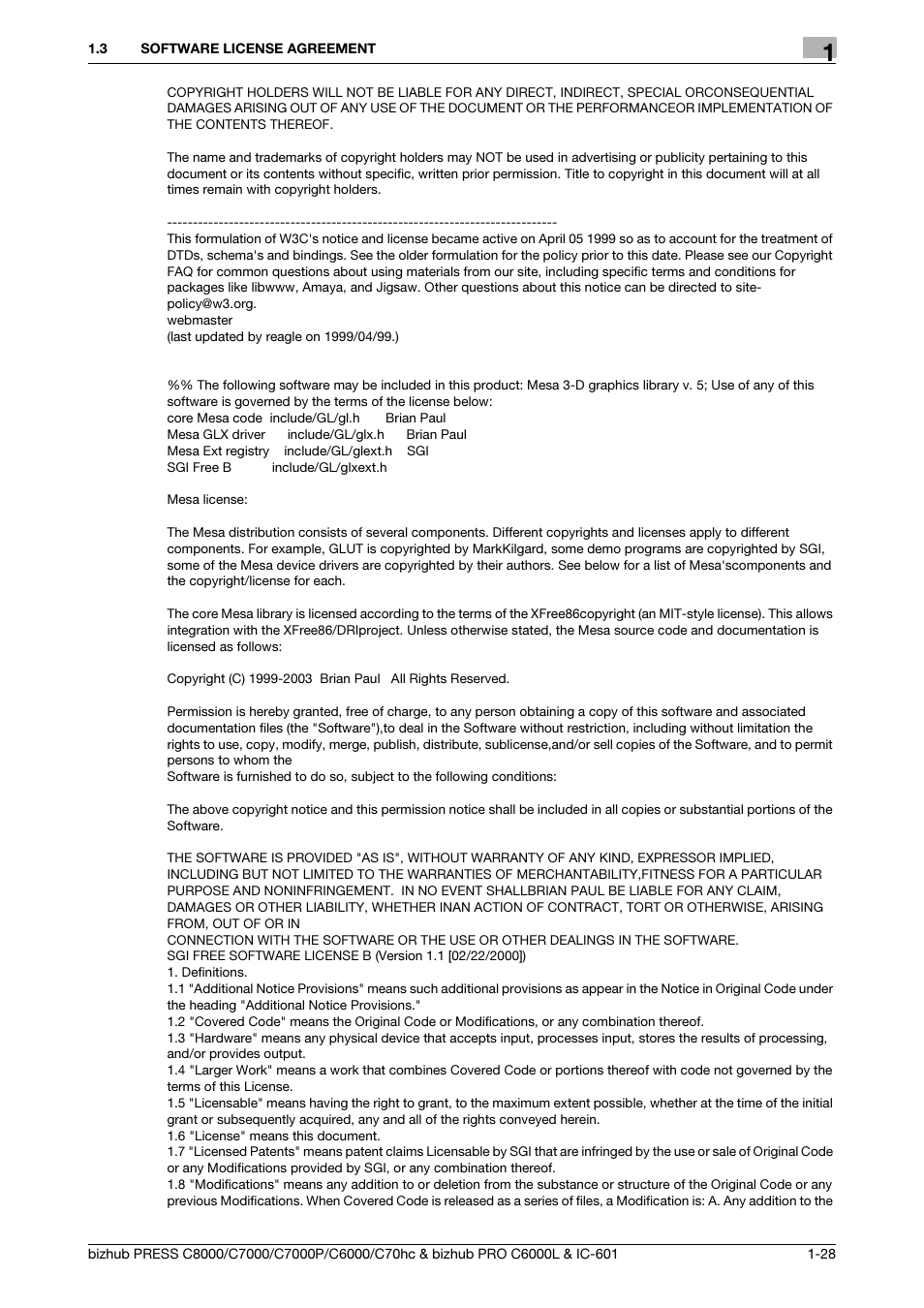 Konica Minolta bizhub PRESS C7000P User Manual | Page 29 / 138