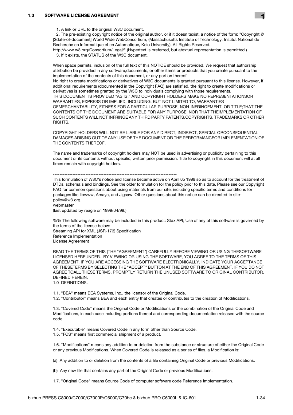 Konica Minolta bizhub PRESS C7000P User Manual | Page 35 / 138